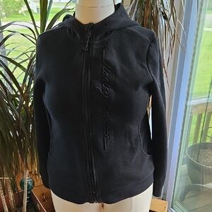 Harley-Davidson Black Zip-Up HOODIE.